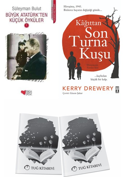 Büyük Atatürk'ten Küçük Öyküler 1 ve Kağıttan Son Turna Kuşu + Hediyeli