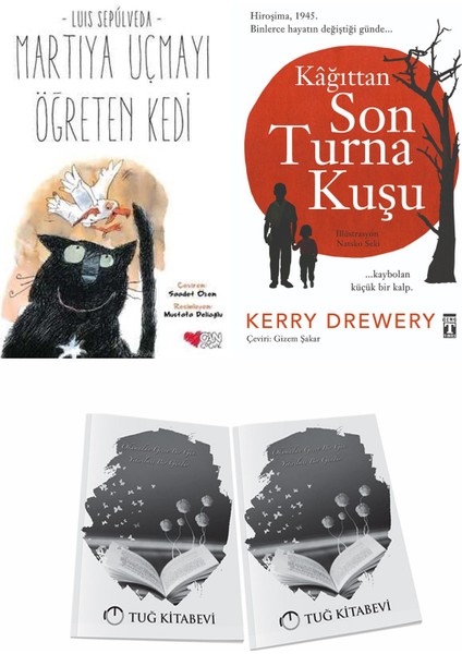 Martıya Uçmayı Öğreten Kedi ve Kağıttan Son Turna Kuşu + Hediyeli