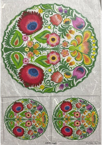 Pirinç Dekopaj Kağıdı No 1795