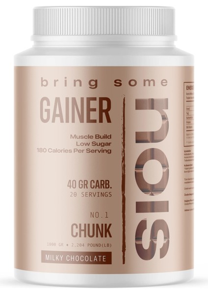 Noıs Gaıner Chunk Milk Chocolate 1000GR