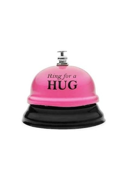 Büro Ev Ofis Hediyesi Için Dekoratif Masaüstü Ring For A Hug Resepsiyon Zili