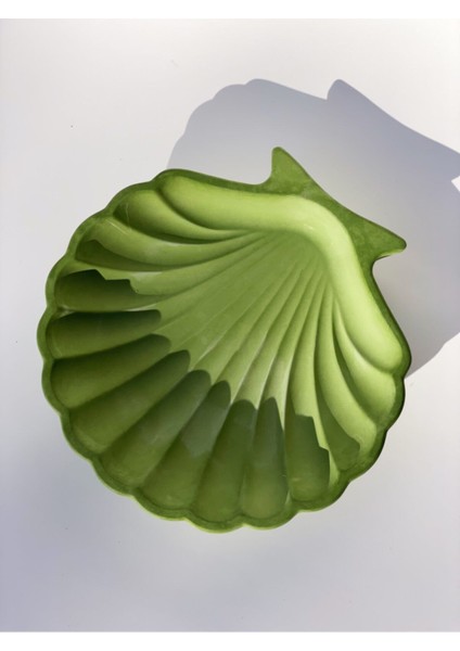 Yeşil Deniz Kabuğu Dekoratif Altlık, Takı ve Sehpa Düzenleyici fiyatları