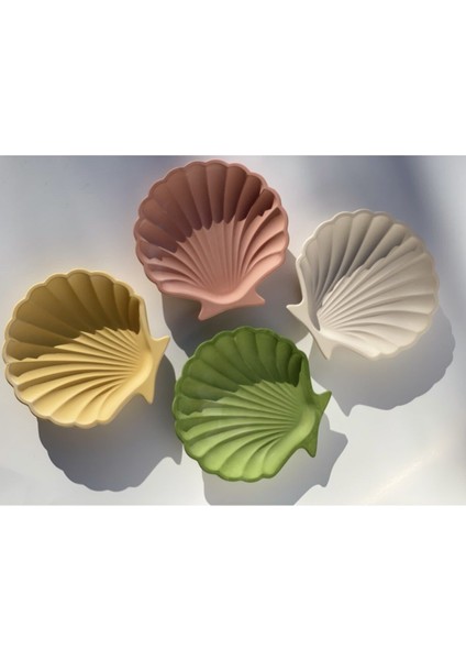 Yeşil Deniz Kabuğu Dekoratif Altlık, Takı ve Sehpa Düzenleyici fırsatları