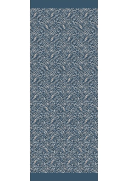 Velora Desen Çift Taraflı Şal Petrol Mavisi-Bej fırsatları