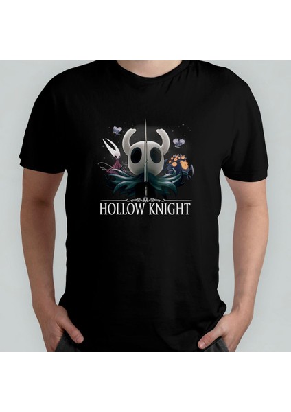Hollow Knight %100 Pamuklu Bisiklet Yaka T-Shirt Model 3