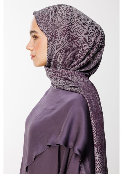 Mayra Desen Çift Taraflı Şal Mor-Gri fiyatları