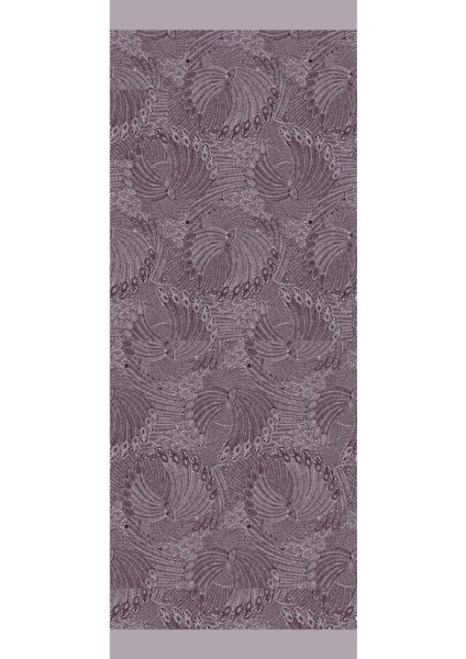 Mayra Desen Çift Taraflı Şal Mor-Gri indirimleri