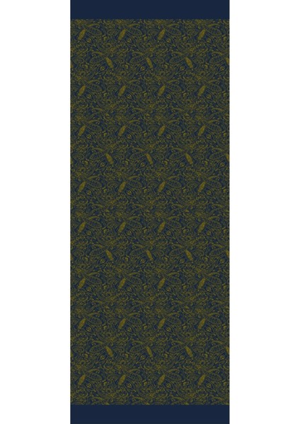 Velora Desen Çift Taraflı Şal Lacivert-Yağ Yeşili modelleri