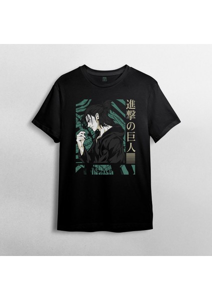 Attack On Titan Eren Jaeger_ %100 Pamuklu Bisiklet Yaka T-Shirt Model 16 fiyatları