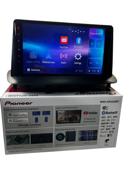 Renault Fluence-Megane 3 Pioneer 4-64 Tam Profesyonel Oem Multimedia