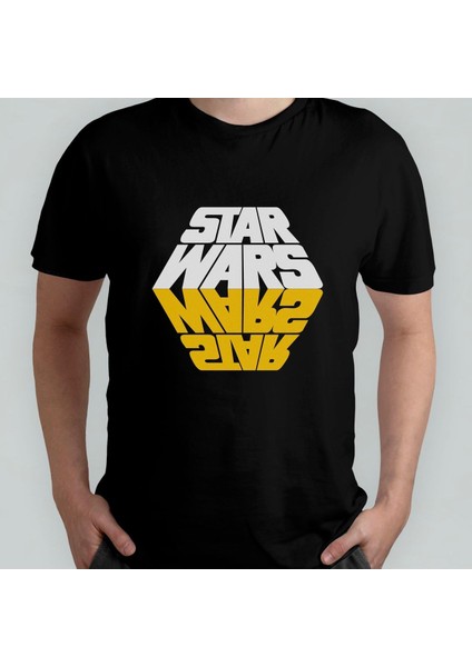 Yıldız Savaşları / Star Wars %100 Pamuklu Bisiklet Yaka T-Shirt Model - 7