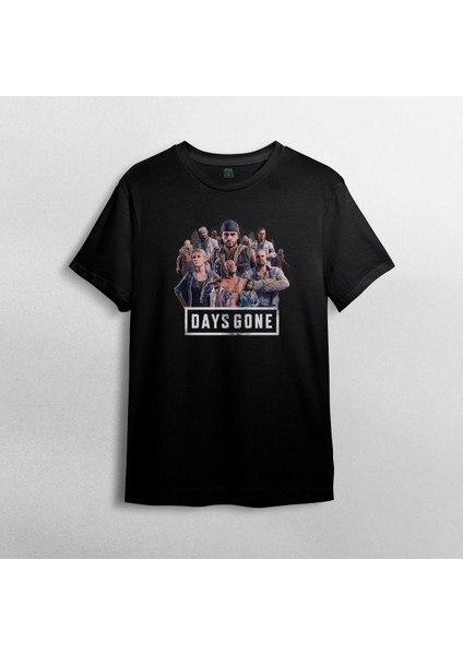 Days Gone %100 Pamuklu Bisiklet Yaka T-Shirt Model 2 fiyatları