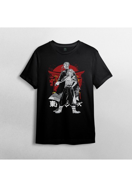 Tokyo Revengers Anime Manga Unisex %100 Pamuklu Bisiklet Yaka T-Shirt Model 6 fiyatları