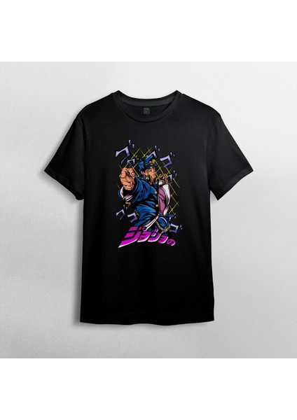 Jojo's Bizarre Adventure %100 Pamuklu Bisiklet Yaka T-Shirt Model - 1 fiyatları