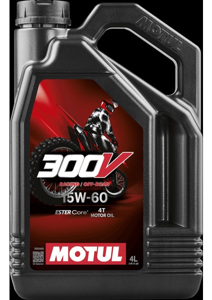 300V Factory Line Off Road 15W-60 4t Motosiklet Motor Yağı 4 Lt