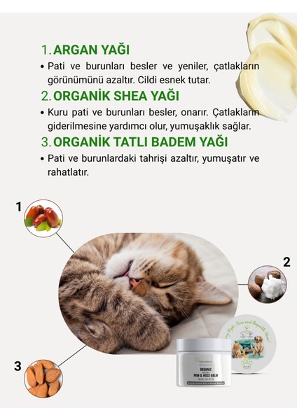 Pati Burun Balm 50 ml | Nemlendirici Çatlak Onarım Kremi | Doğal Organik Içerik | Kedi Köpek fiyatları