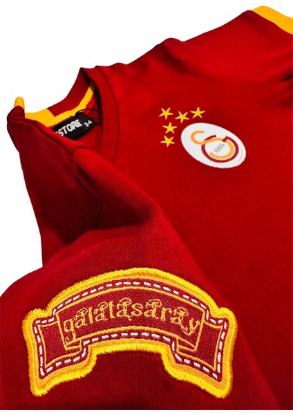 Orijinal Lisanslı 5 Yıldızlı Kırmızı Basic Çocuk T-Shirt