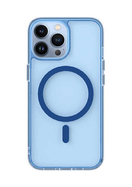iPhone 14 Pro Max M-Safe Şarj Özellikli Kamera Çıkıntılı Silikon Kılıf