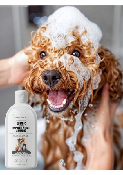 Hipoalerjenik Şampuan 200 ml | Tüy Dökülme | Parazit Pire Mantar Uzaklaştırıcı | Kedi Köpek