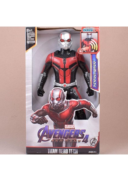 Çocuk Erkek Avengers Demir Örümcek Adam Venom Kara Panter Thanos Figürü Aydınlatma Figürü (Yurt Dışından)