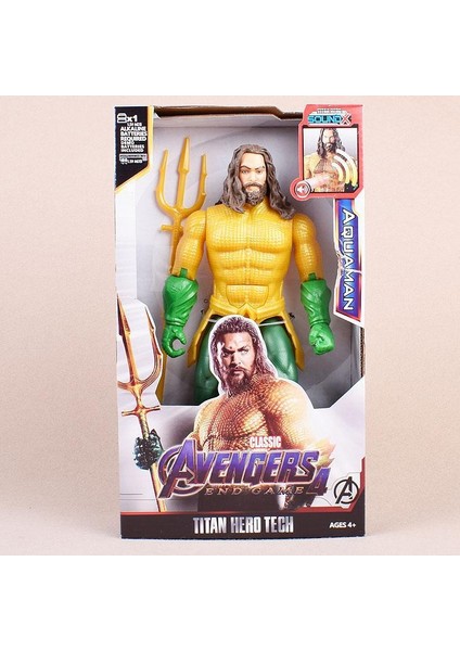 Çocuk Erkek Avengers Demir Örümcek Adam Venom Kara Panter Thanos Figürü Aydınlatma Figürü (Yurt Dışından)