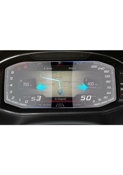 Cupra Formentor 10.25 Inç Uyumlu Ekran Koruyucu Dijital Gösterge