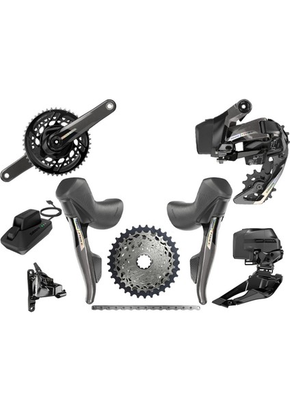 Force Axs Yol Bisikleti Vites Grup Set 2X12 | 48-35 -172.5MM 10-33 Kaset