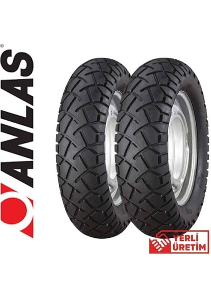 3.50/10 - 90/90-12 Mb-80 Anlaş Lastik Takım Honda Spacy - Activa S - Rks Spontini ( 2024 )Uyumlu