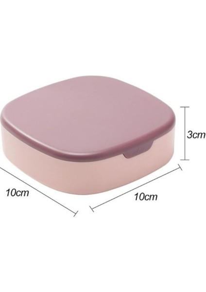 Beyaz Mini Taşınabilir Takı ve Ruj Kutusu, Şık ve Kullanışlı Tasarım