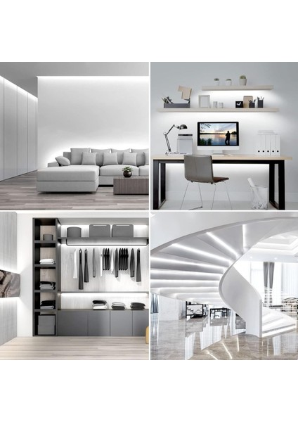 5 Metre Dimmer Anahtarlı Beyaz Işık Şerit LED Seti SB-6513 fırsatları