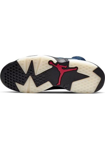 Air Jordan 6 Retro Washed Denim Sail Black Varsity RED-CT5350-401 modelleri
