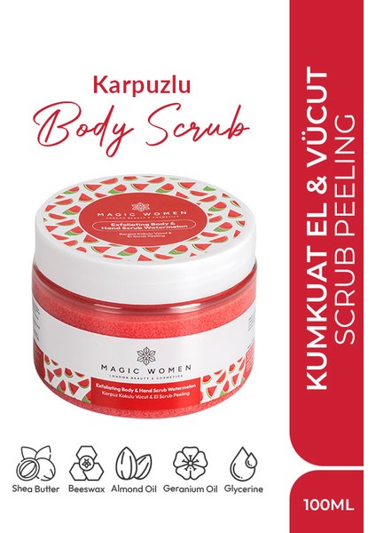 Canlandırıcı, Yenileyici ve Nemlendirici Doğal Vücut Peelingi - 300 gr