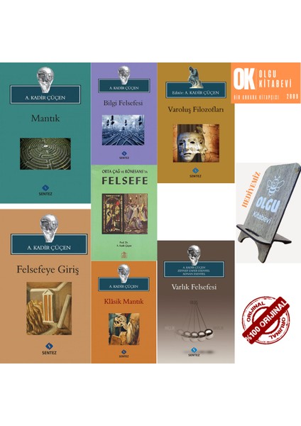 Felsefeye Giriş - Klasik Mantık - Mantık - Bilim Felsefesine Giriş / 7 Kitap Set - A. Kadir Çüçen