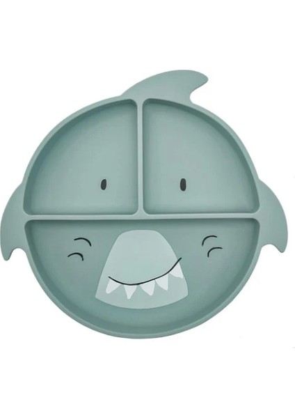 Silikon Vakumlu Bölmeli Tabak Mr.shark