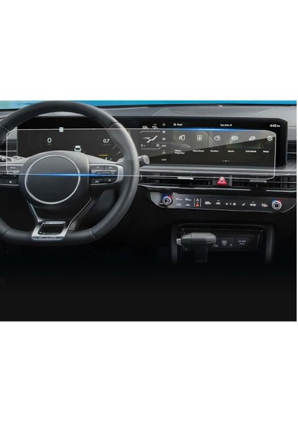 Kia Ev9 Ekran Koruyucu Uyumlu Multimedya ve Dijital Gösterge