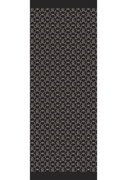 Marrakech Desen Çift Taraflı Şal Siyah-Bej indirimleri