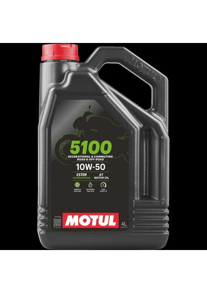 5100 10W-50 4t Motosiklet Motor Yağı 4 Lt