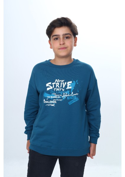 Erkek Çocuk New Strıve Baskılı Sweatshirt