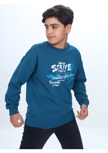 Erkek Çocuk New Strıve Baskılı Sweatshirt fırsatları