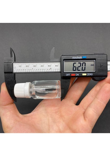 10 cc Fırçalı Cam Şişe, Şeffaf, 10 Ml, Kilitli Kapak, Paket 3 Adet modelleri