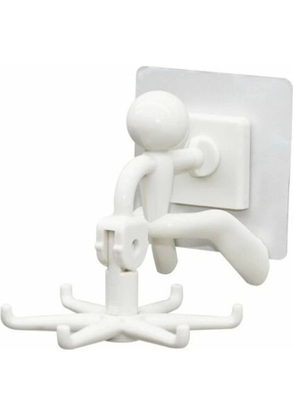 Renkli Döner Başlı Çok Amaçlı Askılık, Şık ve Pratik Organizasyon Çözümü