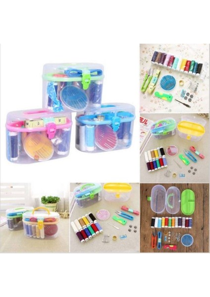 Mini Dikiş Kutusu Iğne Iplikli Mezuralı Set Takım fiyatları