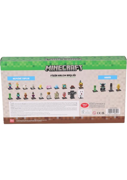 Pmı MC2080 Minecraft 3D Figür Toppeez 12LI Delüks Set fiyatları