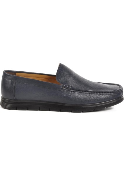 024 Jel Taban Lacivert Hakiki Deri Erkek Günlük Ayakkabı modelleri