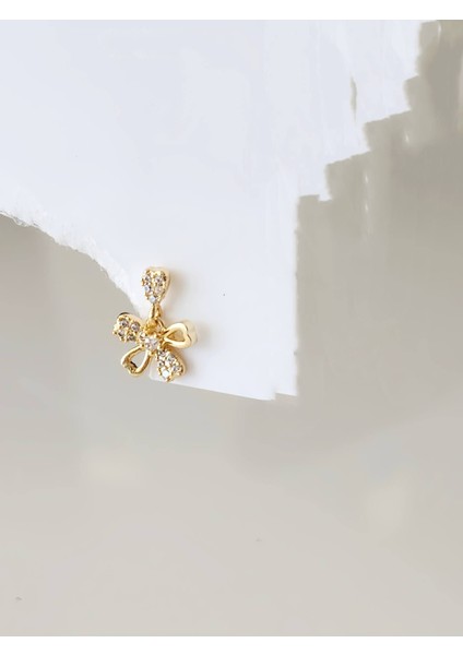 Sallantılı Fiyonk Kurdela Model Kıkırdak Piercing Tragus Helix Altın Gold Renk Küpe modelleri