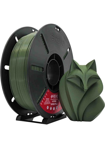 Filament Hyper speed 3D Yazıcı Pla 1.75 mm 1kg yeşil