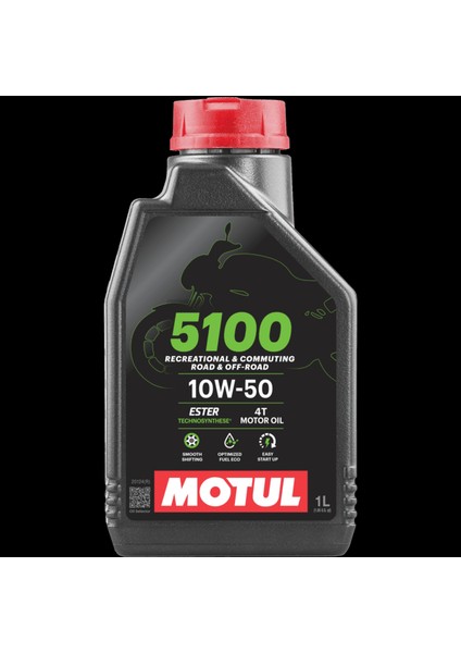 5100 10W-50 4t Motosiklet Motor Yağı 1 Lt