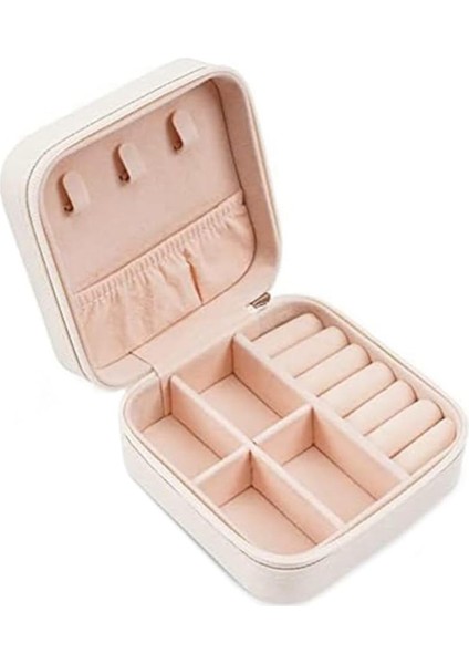 Beyaz Takı Saklama Kutusu Organizer, Şık ve Pratik Düzenleyici fiyatları