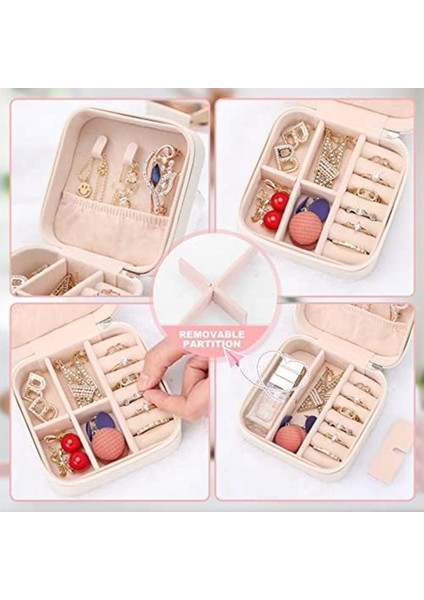 Beyaz Takı Saklama Kutusu Organizer, Şık ve Pratik Düzenleyici modelleri
