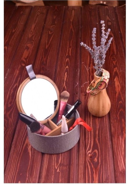 3 Bölmeli Aynalı Takı ve Makyaj Kutusu, Şık ve Kullanışlı Tasarım